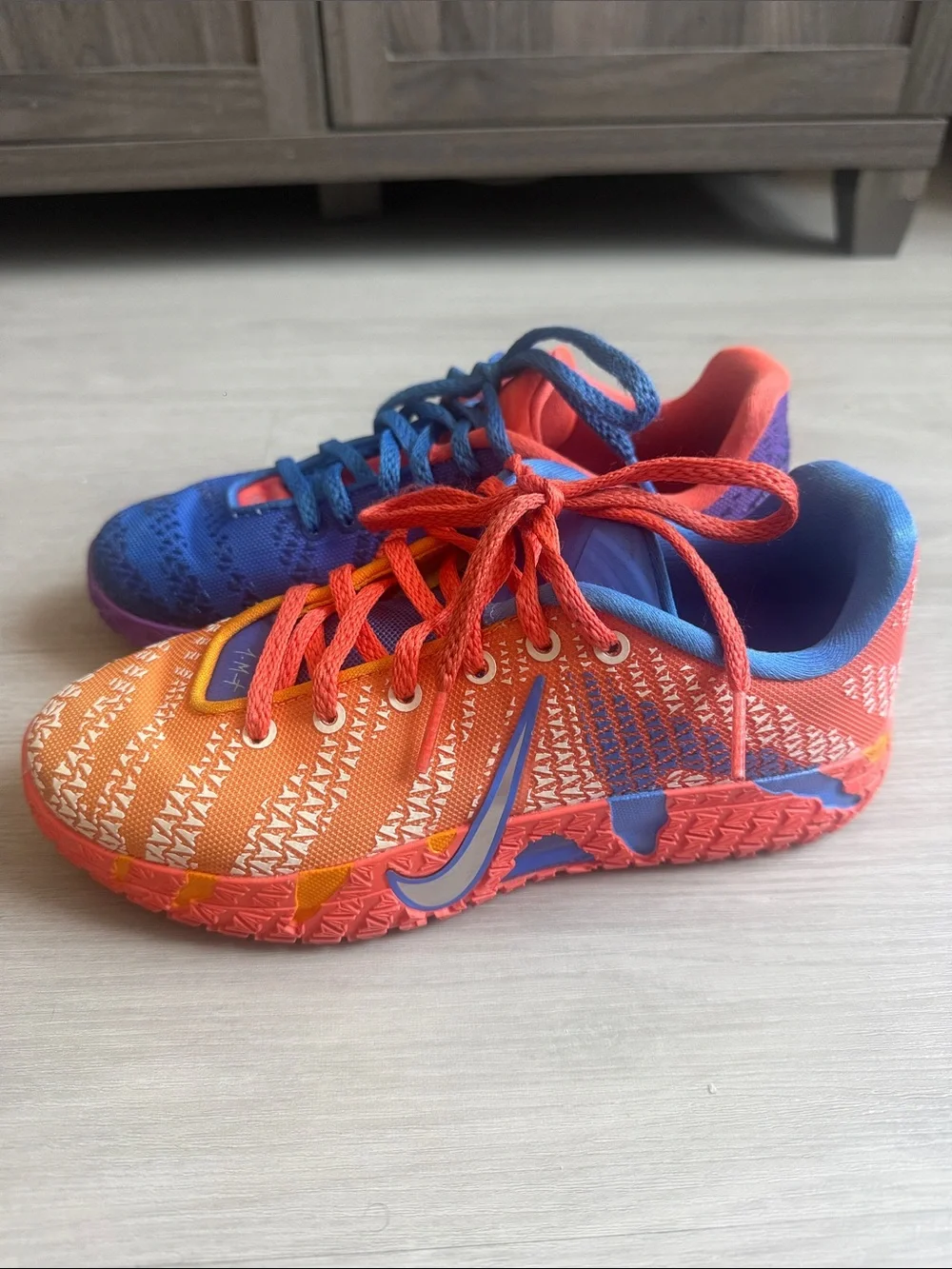 Nike Ja 3 KC Boys basketball Shoes - Blue & Orange